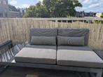 Loungebank + Tafel - SenS-Line Malaga Aluminium, Tuin en Terras, Gebruikt, Aluminium, Loungeset, Bank