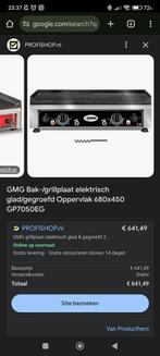 Professionele Horeca Grillplaat van GMG Bakplaat, Ophalen of Verzenden