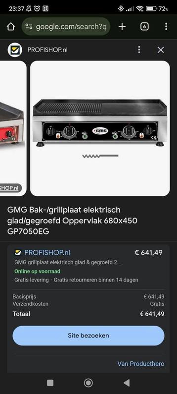 Professionele Horeca Grillplaat van GMG Bakplaat  beschikbaar voor biedingen