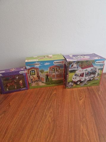 Schleich Horse Club en Farm World drie complete pakketten! beschikbaar voor biedingen