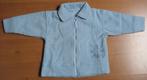Licht blauw meisjes vest 80., Kinderen en Baby's, Babykleding | Maat 80, Ophalen of Verzenden, Zo goed als nieuw, Meisje, Truitje of Vestje