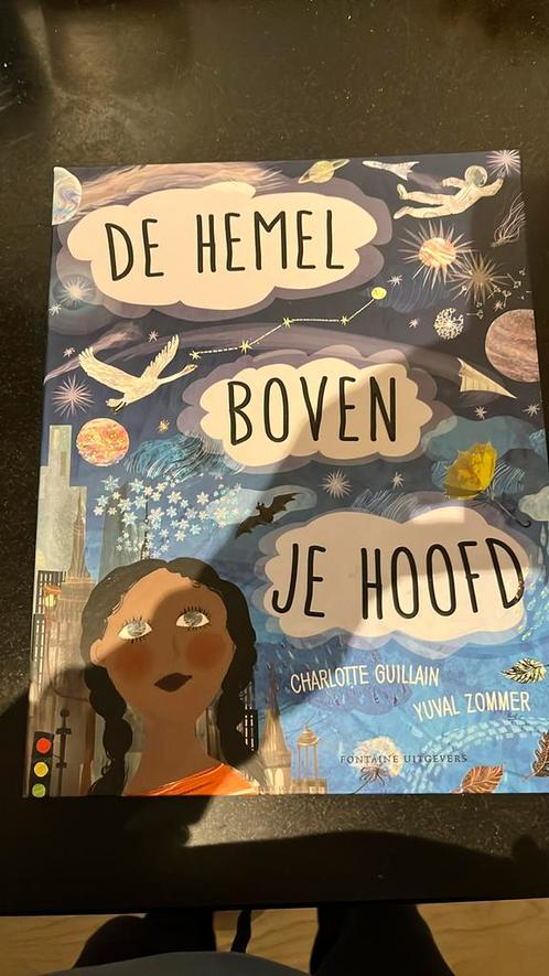 Charlotte Guillain - De hemel boven je hoofd, Boeken, Kinderboeken | Jeugd | onder 10 jaar, Zo goed als nieuw, Ophalen of Verzenden