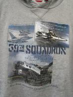 Lekker warme River Woods Squadron hoodie maat S/M, Grijs, Maat 48/50 (M), Ophalen of Verzenden, Zo goed als nieuw