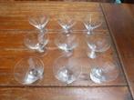 9 art deco champagnecoupes, Ophalen of Verzenden