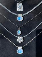 Maansteen regenboog hanger geluk beschermt intuïtie magie, Wit, Nieuw, Ophalen of Verzenden, Met edelsteen