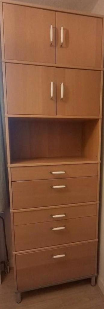 Ikea Effektiv wand of opbergkast, Huis en Inrichting, Kasten | Wandmeubels, Zo goed als nieuw, 150 tot 200 cm, Minder dan 150 cm