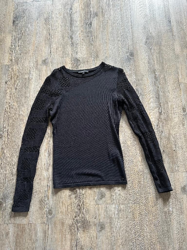 Elegante zwarte trui van Nikkie, Maat 36 (S), ZGAN!!, Zwart, Ophalen of Verzenden, Zo goed als nieuw, Nikkie