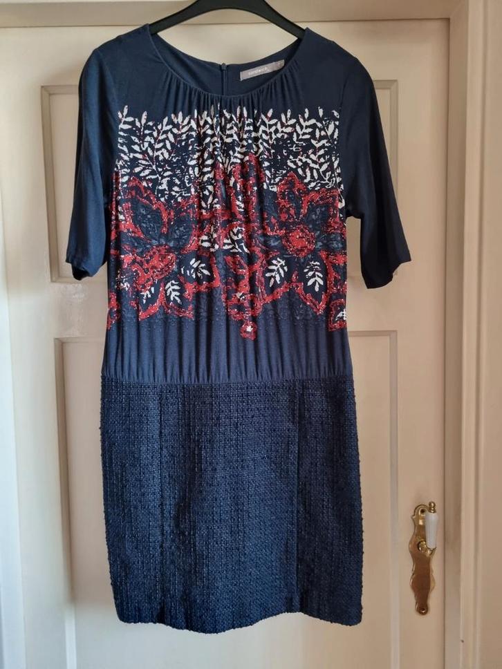 Jurk gevoerd, Sandwich, Kleding | Dames, Jurken, Gedragen, Blauw, Knielengte, Ophalen of Verzenden