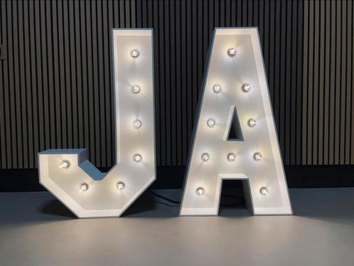 JA XXL lichtletters te huur voor huwelijksaanzoek / bruiloft, Hobby en Vrije tijd, Feestartikelen | Verhuur, Nieuw, Geboorte of Huwelijk