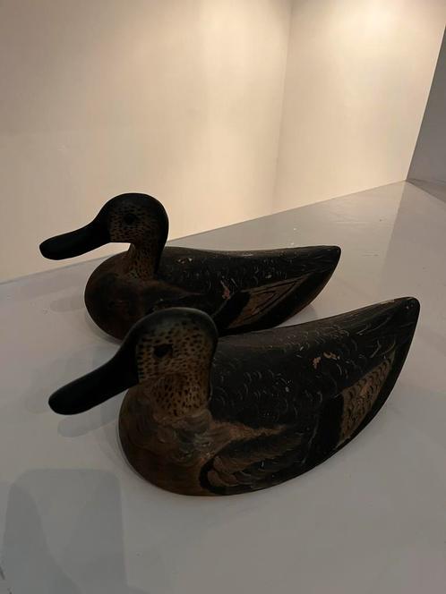 Antieke Houten Lok Eenden Set, Antiek en Kunst, Antiek | Overige Antiek, Ophalen
