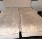 Boxspring 2 x 90 x 200, Ophalen, Gebruikt, 90 cm, Strak. Modern