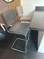 Zuiver Ridge barstoel 2x, Huis en Inrichting, Gebruikt, Twee, Ophalen of Verzenden, Metaal