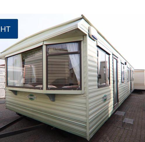 Cosalt Rimini 370 x 10.50/ 2slk/ douche/wc + Gratis Gebracht, Caravans en Kamperen, Stacaravans, tot en met 4, Ophalen of Verzenden