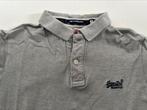 zgan SuperDry polo mt M, Kleding | Heren, T-shirts, Maat 48/50 (M), Ophalen of Verzenden, Zo goed als nieuw, Grijs