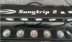 Twee zilveren T-36 pinspots en 3 Showtec Sunstrip 2, Muziek en Instrumenten, Licht en Laser, Ophalen, Gebruikt, Licht