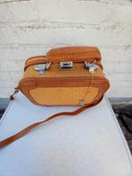 Damestas bruin gevlochten, Ophalen of Verzenden, Gebruikt, Bruin, Schoudertasje