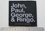 The Beatles mooie John, Paul, George & Ringo patch b317, Verzenden, Nieuw, Kleding