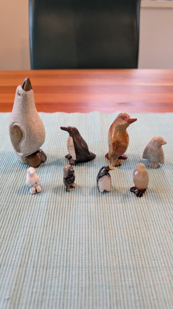 Stenen Pinguïn Beeldjes Collectie, Ophalen of Verzenden