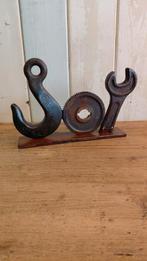 Blikvanger met tekst "JOY " - metal art - duurzaamheid, Gebruikt, Ophalen of Verzenden