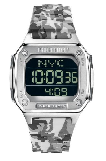 Philipp Plein Watch Hyper Shock White Camo horloge, Sieraden, Tassen en Uiterlijk, Horloges | Heren, Nieuw, Polshorloge, Overige merken