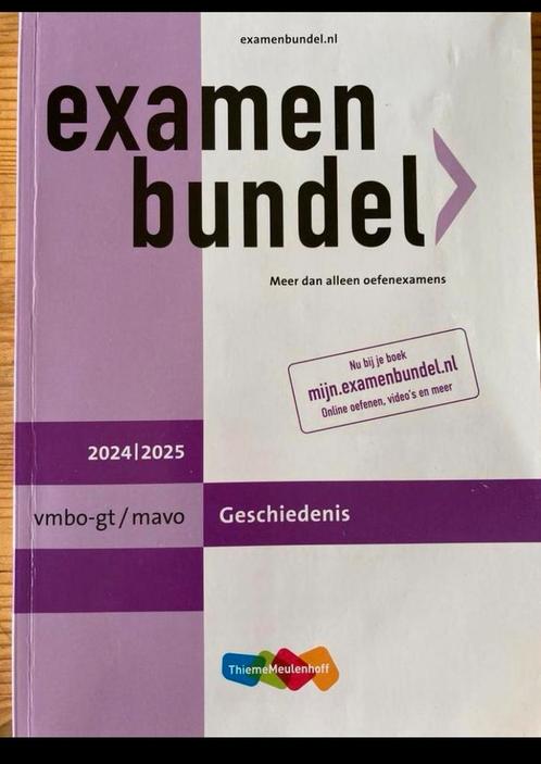 Geschiedenis examenbundel VMBO-GT, Boeken, Schoolboeken, Zo goed als nieuw, Geschiedenis, VMBO, Ophalen of Verzenden