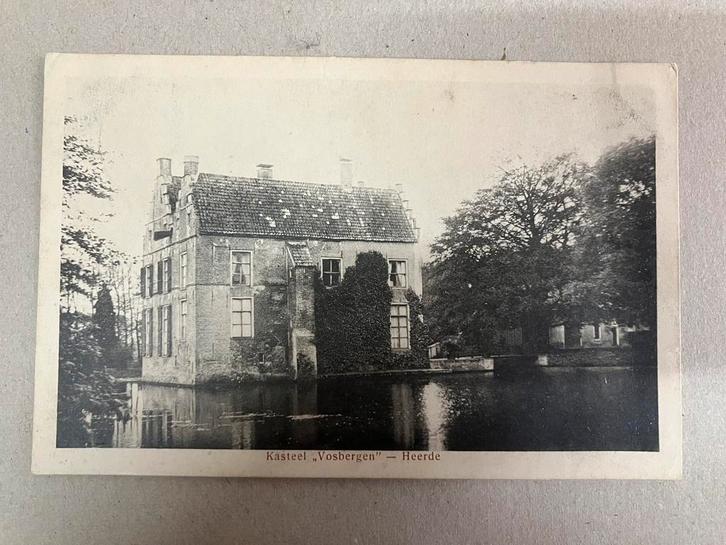 Heerde - Kasteel Vosbergen 3, Verzamelen, Ansichtkaarten | Nederland, Gelopen, Gelderland, Voor 1920, Ophalen of Verzenden