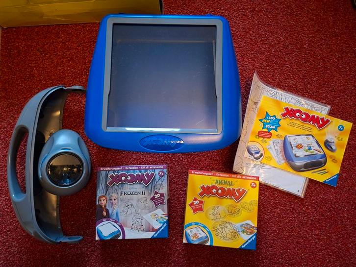 Xoomy Grote Tekenmachine + 2 Uitbreidingssets, Hobby en Vrije tijd, Tekenen, Gebruikt, Overige typen, Ophalen of Verzenden