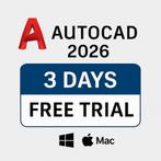Autodesk Autocad 2026 Free Trial 3 Days, Ophalen of Verzenden, Zo goed als nieuw