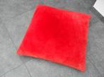 zitkussen rood (65x65 cm), Ophalen of Verzenden, Gebruikt, Rood, Vierkant