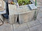 Terrastegels - Beton - 10m² of meer, Tuin en Terras, Ophalen, Gebruikt, 10 m² of meer, Beton