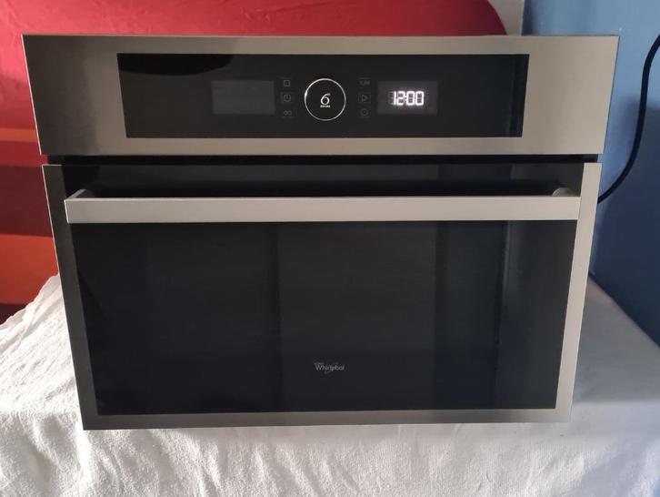 Inbouw combimagnetron van Whirlpool AMW507, Witgoed en Apparatuur, Magnetrons, Gebruikt, Inbouw, Combimagnetron, 45 tot 60 cm