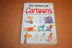 Boek. Zo teken je cartoons. Stap voor stap leer je...., Zo goed als nieuw, Ophalen