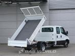 Iveco Daily 35C16 3.0L Open Laadbak met Kist Dubbel Cabine D, Auto's, Bestelauto's, Stof, Gebruikt, Euro 6, 4 cilinders