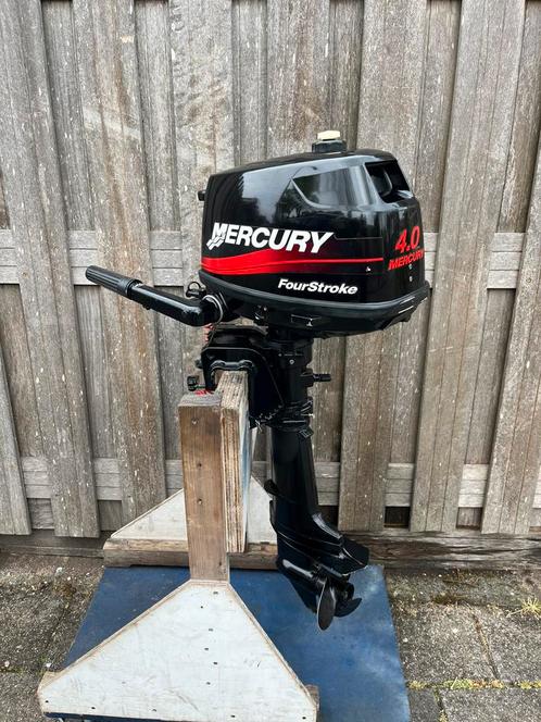 Mercury 4 pk 4 takt korstaart buitenboordmotor boot motor., Watersport en Boten, Buiten- en Binnenboordmotoren, Gebruikt, Benzine