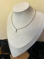 Akoya zoutwater parel hanger spinel beschermt geluk uniek, Zwart, Nieuw, Ophalen of Verzenden, Met edelsteen