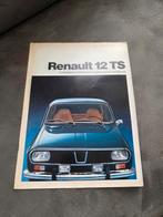 Folder van Renault 12 TS  Uit de oude doos, Ophalen of Verzenden