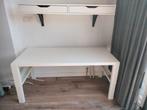 Ikea Pahl bureau en Ekby Alex plank met lades, Huis en Inrichting, Ophalen, In hoogte verstelbaar, Zo goed als nieuw