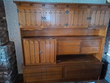 Vintage Eikenhouten Kast - Opknapper beschikbaar voor biedingen