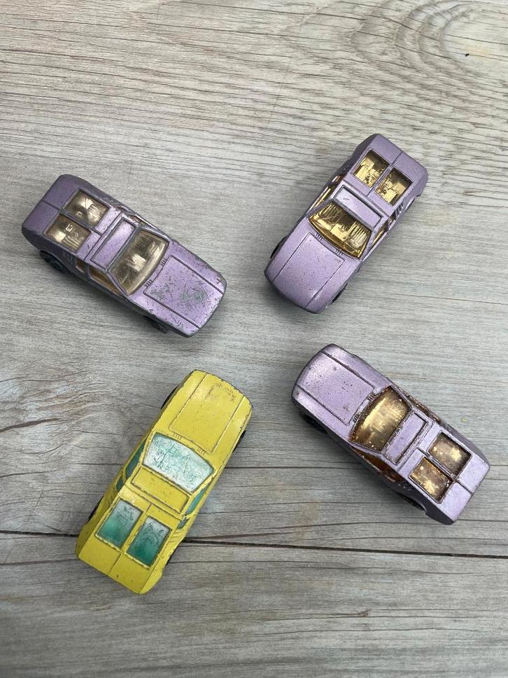 4x Corgi Juniors Whizzweels - De Tomaso Mangusta, Hobby en Vrije tijd, Modelauto's | Overige schalen, Auto, Verzenden