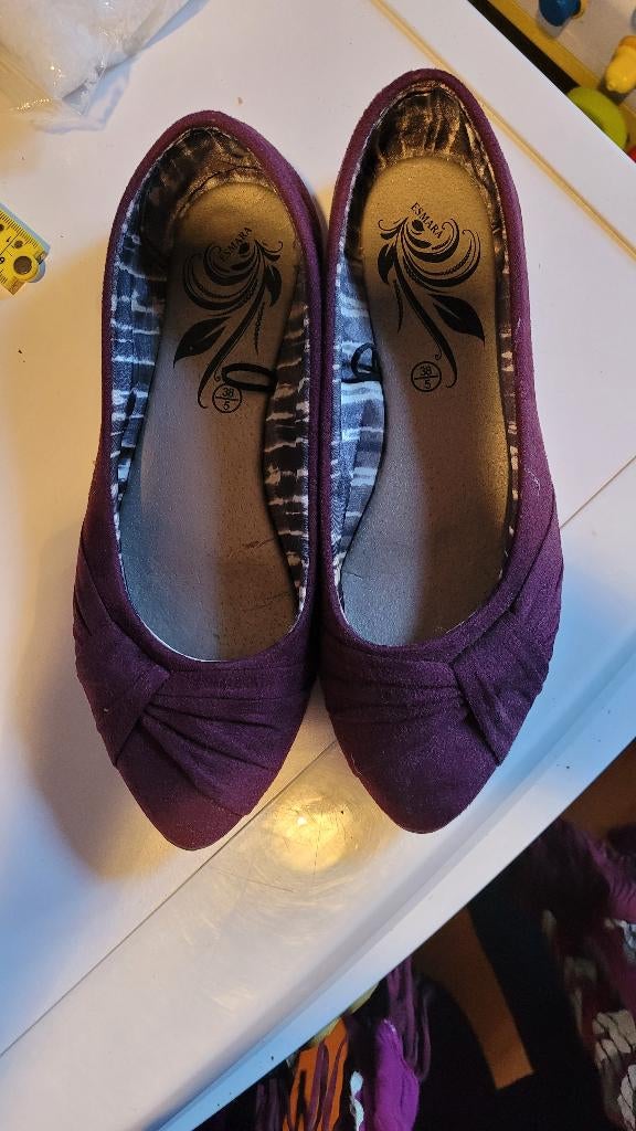 FLATJES BORDEAUX 38, Kleding | Dames, Overige kleuren, Ballerina's, Ophalen of Verzenden, Onbekend