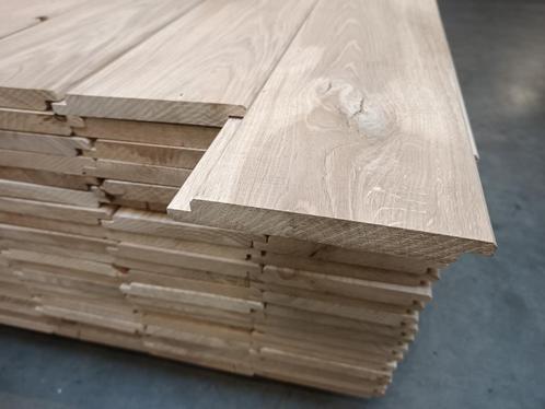 Eiken hout half rabat 19x170mm 300cm dakbeschot, Doe-het-zelf en Verbouw, Hout en Planken