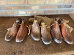 Brocante oude schoenen mallen, hout met ijzer, Antiek en Kunst, Ophalen of Verzenden