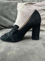 Zgan Zwarte suede pumps  maat 41, Kleding | Dames, Schoenen, Ophalen of Verzenden, Zo goed als nieuw, Zwart, Pumps