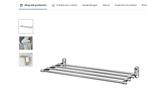 Ikea VOXNAN wandplank met handdoekenrek, Nieuw, Ophalen of Verzenden