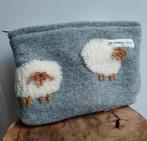 Nieuwe toilettas wollig met schaapjes, Ophalen of Verzenden, Nieuw, Grijs, Overige typen