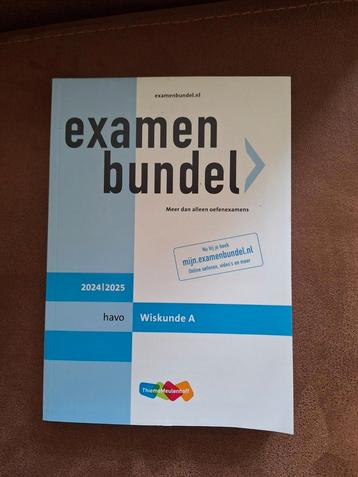 Examenbundel havo wiskunde A 2024-2025 beschikbaar voor biedingen