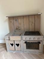 Jorg speelgoedkeuken steigerhout, Ophalen, Gebruikt