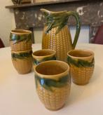 Vintage jaren 60 Hongaars Handbeschilderd keramiek, Huis en Inrichting, Keuken | Servies, Gebruikt, Keramiek, Overige typen, Ophalen of Verzenden