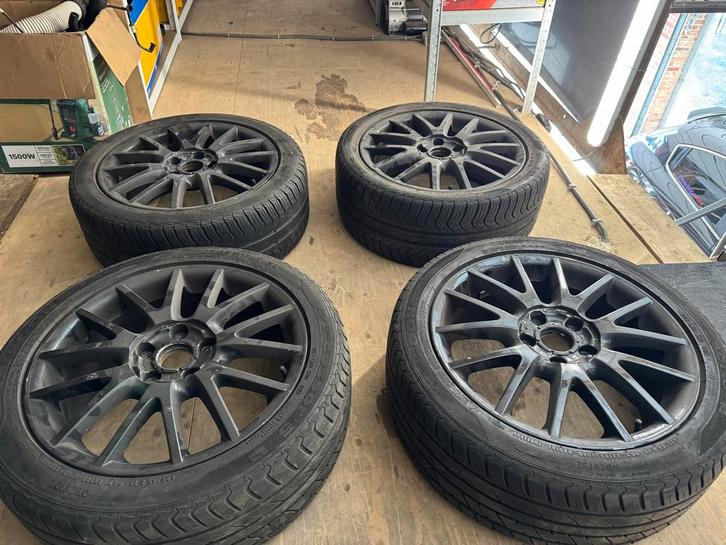 4x 17 inch Velgen met Banden - 5x112, Auto-onderdelen, Banden en Velgen, Velg(en), All Season, 17 inch, 225 mm, Personenwagen