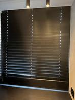 Jaloezieën nieuw, Huis en Inrichting, Stoffering | Gordijnen en Lamellen, Zwarte jaloezien met houtnerf, 200 cm of meer, Zwart